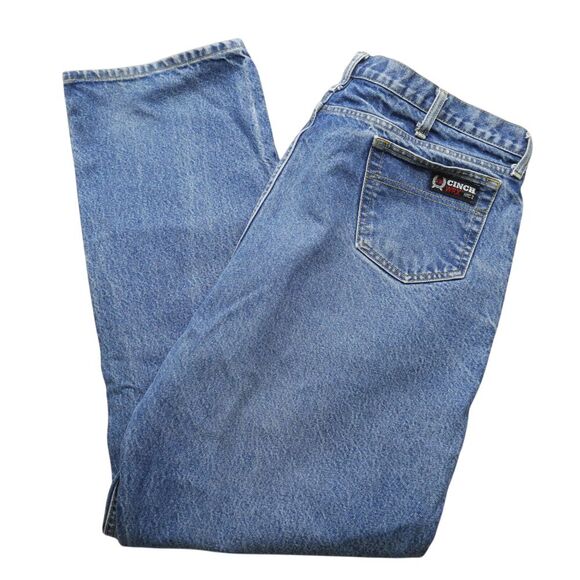 Cinch Other - Cinch WRX Jeans Mens 42x36 Flame Resistant FR‎ Blue Denim Workwear HRC-2